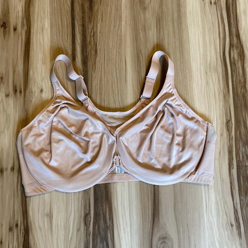 Glamorise MagicLift Front-Close Posture Back Bra 9265 Cafe Beige 44F US